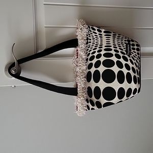 Bag Daddy Like New Purse 14" wide 10" deep bottom width 4" Tan